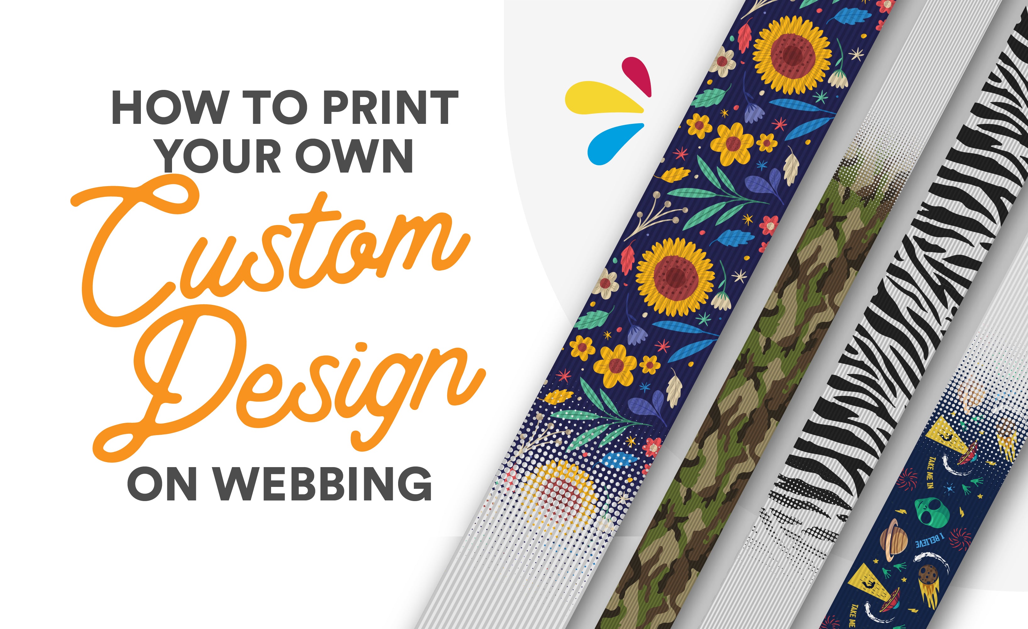 How to Print Your Own Custom Design on Webbing – Webbing Depot
