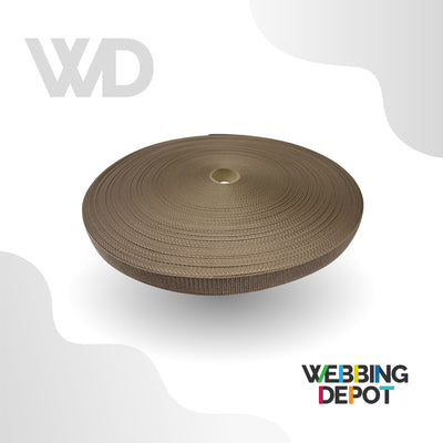 1" Lightweight Polypropylene Webbing (100 foot roll)