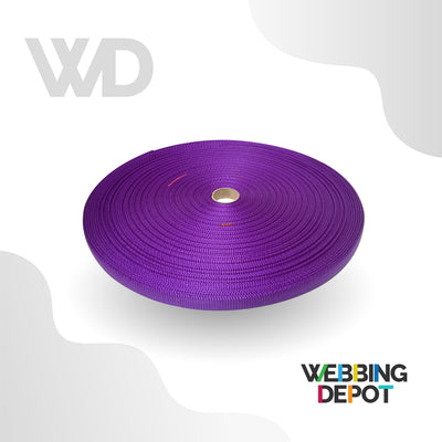 0.75" Flat Nylon Webbing (100 Foot Roll)