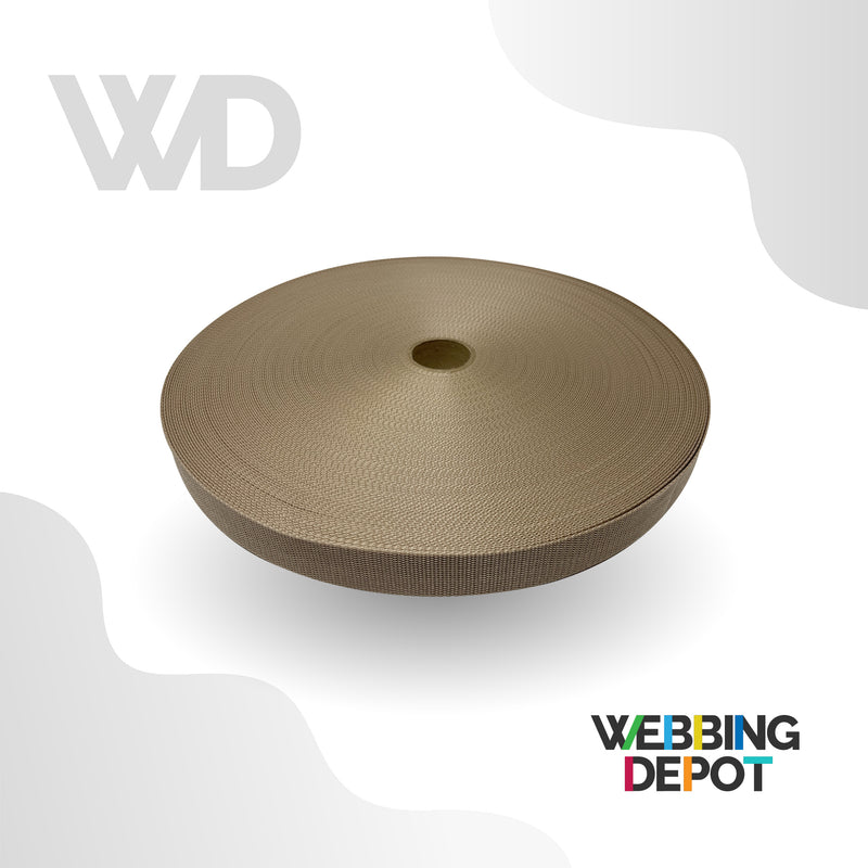 1.5" Heavyweight Polypropylene Webbing (100 foot roll)